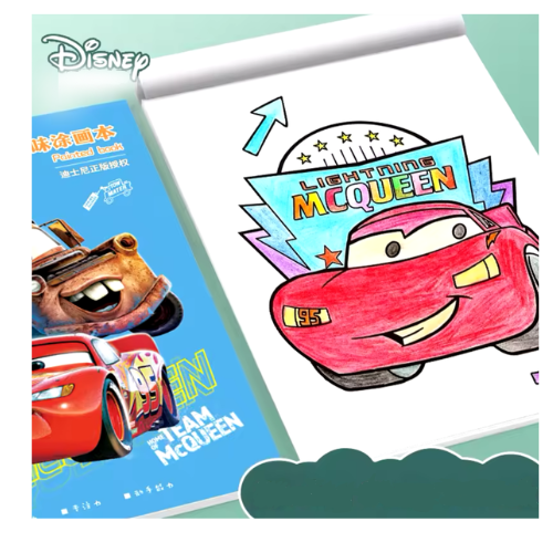 Cahier de coloriages Disney - Cars 🏁🏎