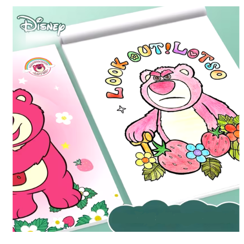 Cahier de coloriages Disney - Lotso 🌸🧸